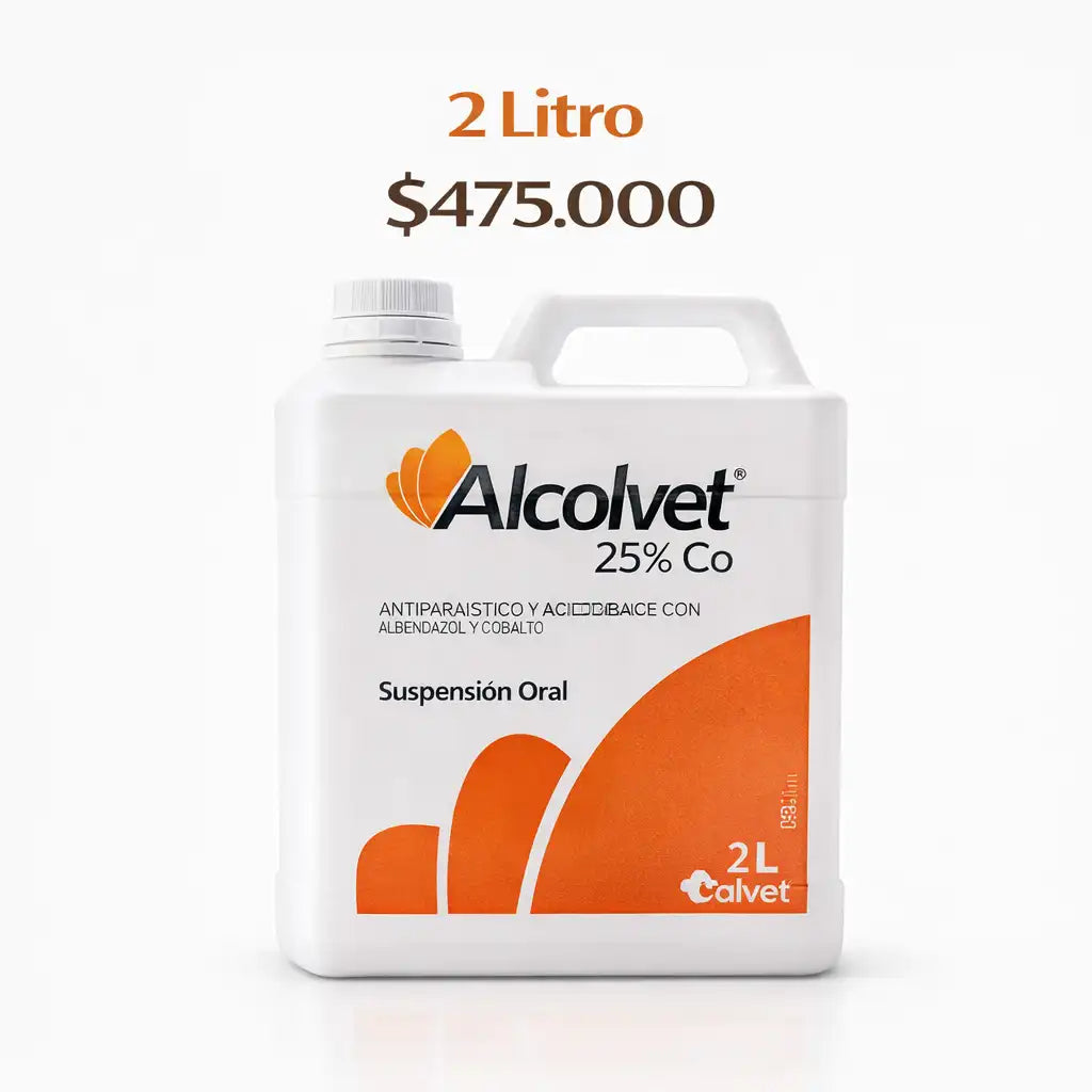 ALCOLVET® Desparasitario oral Albendazol 25% + cobalto B12 para bovinos y ovinos
