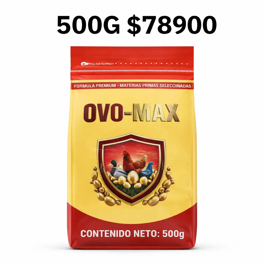 OVO-MAX® Suplemento natural para aumentar postura de huevos en granjas y galpones